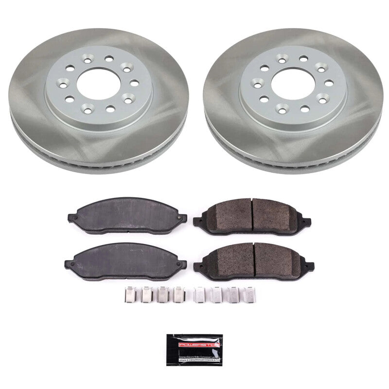 Power Stop 04-07 Mercury Monterey Front Semi-Coated Rotor Kit Power Stop 04-07 Mercury Monterey Front Semi-Coated Rotor Kit