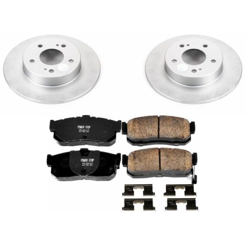 Power Stop 96-01 Infiniti I30 Rear Z17 Evolution Geomet Coated Brake Kit Power Stop 96-01 Infiniti I30 Rear Z17 Evolution Geomet Coated Brake Kit
