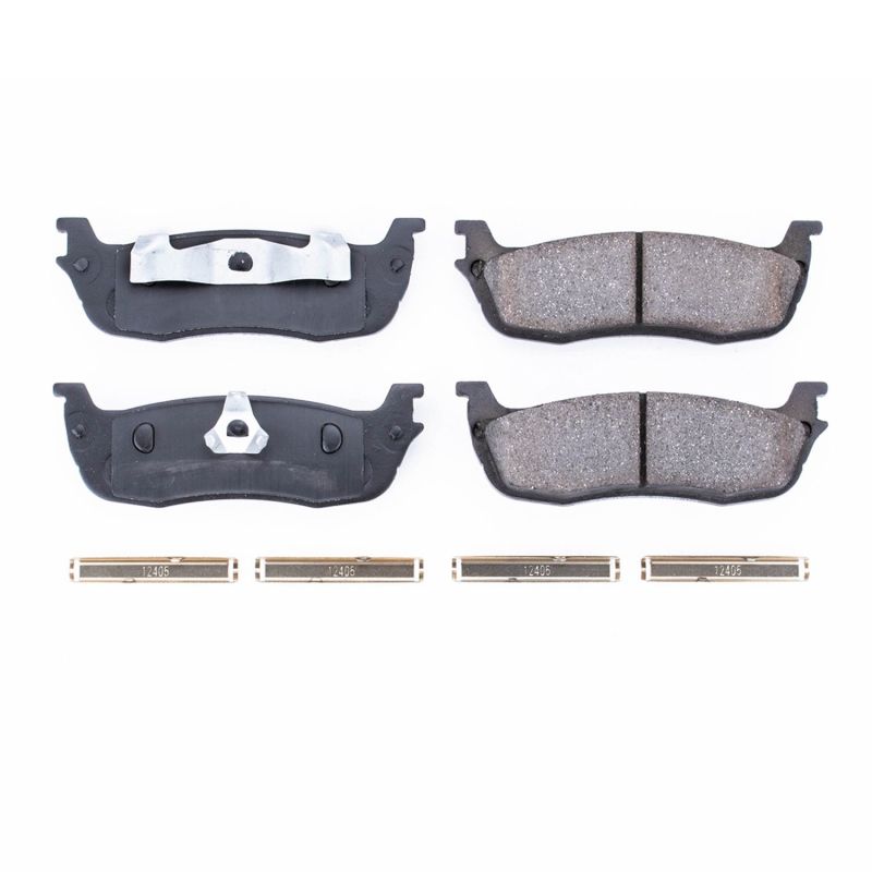 Power Stop 97-02 Ford Expedition Rear Z17 Evolution Ceramic Brake Pads w/Hardware Power Stop 97-02 Ford Expedition Rear Z17 Evolution Ceramic Brake Pads w/Hardware