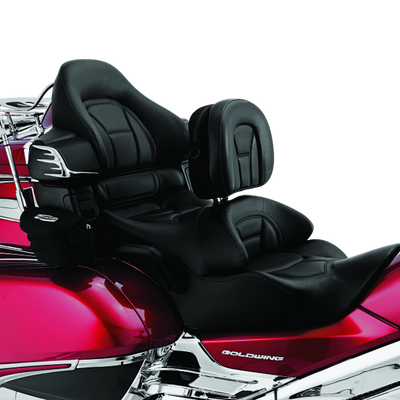 Kuryakyn Plug-N-Go Driver Backrest With Pouch