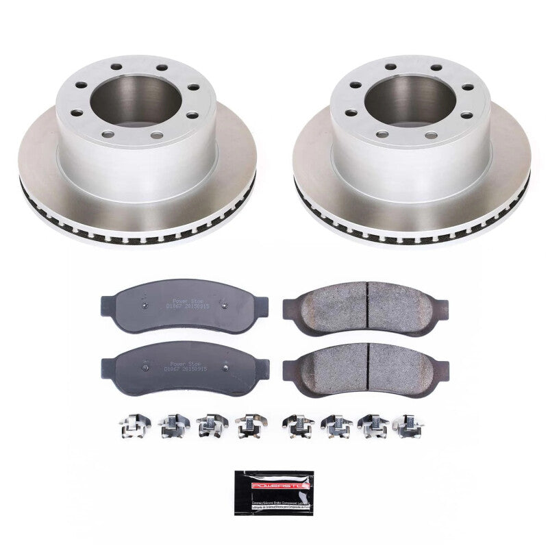 Power Stop 07-10 Ford F-350 Super Duty Rear Semi-Coated Rotor Kit Power Stop 07-10 Ford F-350 Super Duty Rear Semi-Coated Rotor Kit