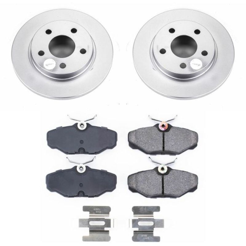 Power Stop 93-05 Ford Taurus Rear Z17 Evolution Geomet Coated Brake Kit Power Stop 93-05 Ford Taurus Rear Z17 Evolution Geomet Coated Brake Kit
