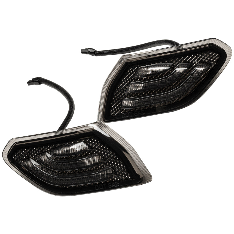 Oracle Jeep Wrangler JL Smoked Lens LED Front Sidemarkers SEE WARRANTY Oracle Jeep Wrangler JL Smoked Lens LED Front Sidemarkers SEE WARRANTY