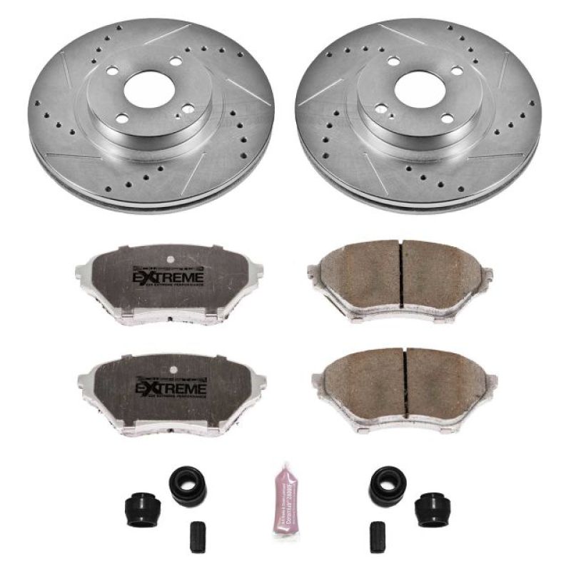 Power Stop 01-05 Mazda Miata Front Z26 Street Warrior Brake Kit Power Stop 01-05 Mazda Miata Front Z26 Street Warrior Brake Kit