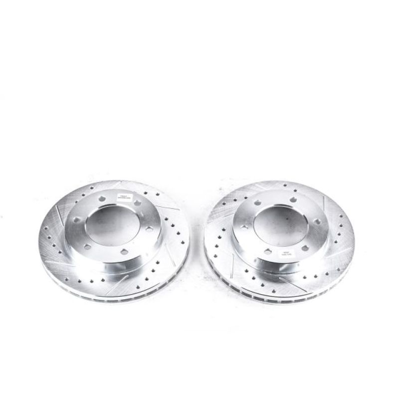 Power Stop 2002 Honda Passport Front Evolution Drilled & Slotted Rotors - Pair Power Stop 2002 Honda Passport Front Evolution Drilled & Slotted Rotors - Pair
