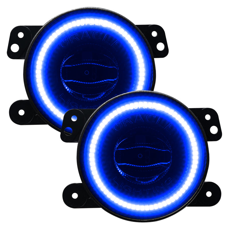Oracle Jeep Wrangler JK/JL/JT High Performance W LED Fog Lights - Blue Oracle Jeep Wrangler JK/JL/JT High Performance W LED Fog Lights - Blue