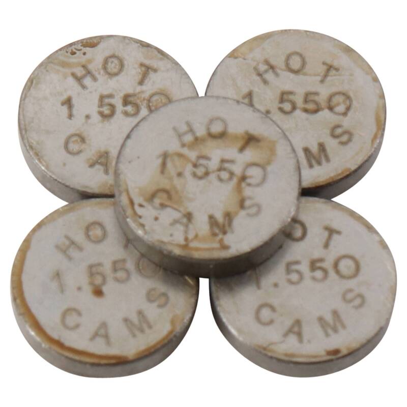 Hot Cams 07-16 CRF 150 R/2016 CRF 150 RB Big Wheel 1.550mm Shim Kit - 5 Pack Hot Cams 07-16 CRF 150 R/2016 CRF 150 RB Big Wheel 1.550mm Shim Kit - 5 Pack