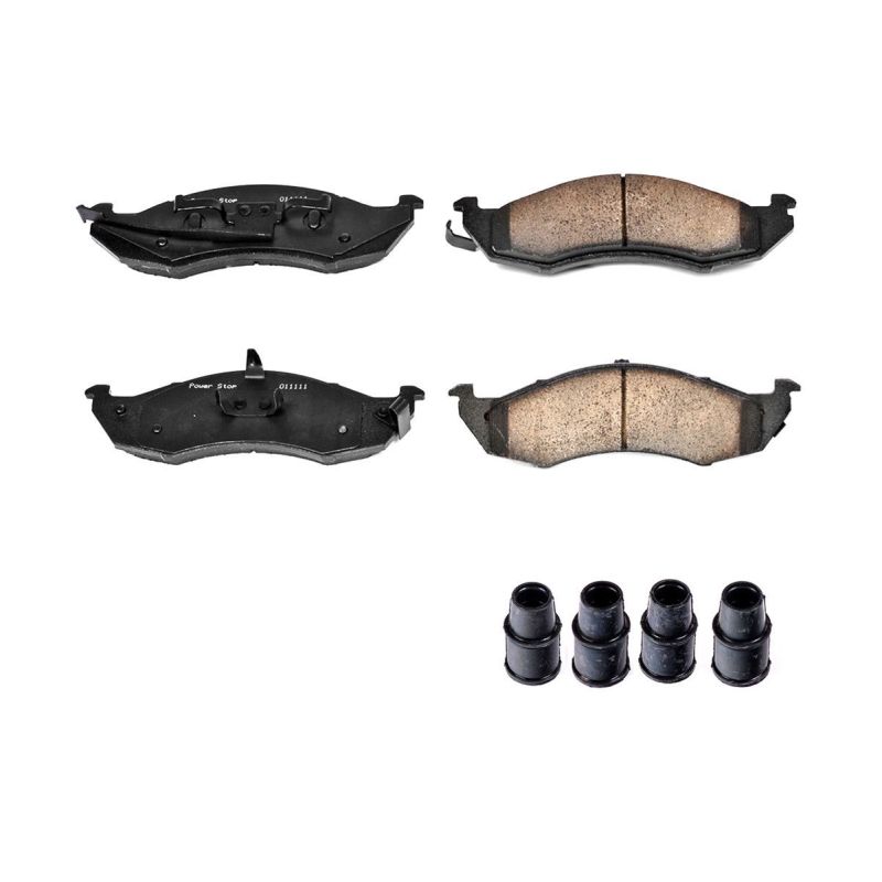 Power Stop 93-02 Mercury Villager Front Z17 Evolution Ceramic Brake Pads w/Hardware Power Stop 93-02 Mercury Villager Front Z17 Evolution Ceramic Brake Pads w/Hardware