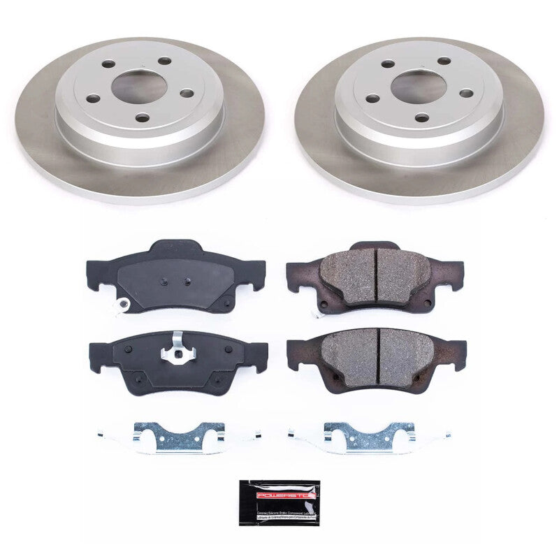 Power Stop 11-20 Jeep Grand Cherokee Rear Semi-Coated Rotor Kit Power Stop 11-20 Jeep Grand Cherokee Rear Semi-Coated Rotor Kit