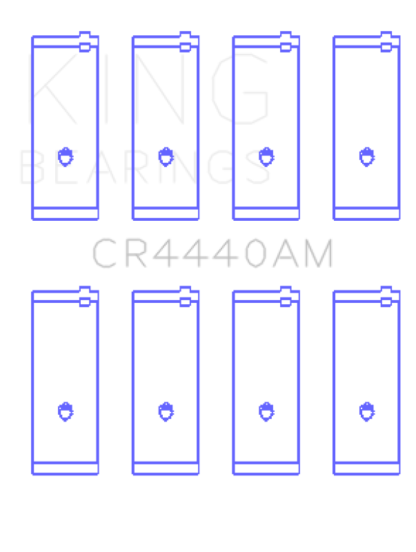 King Engine Bearings Ford 73HM 83HM 85HM Cosworth Yb (Size +0.25mm) Connecting Rod Bearing Set King Engine Bearings Ford 73HM 83HM 85HM Cosworth Yb (Size +0.25mm) Connecting Rod Bearing Set