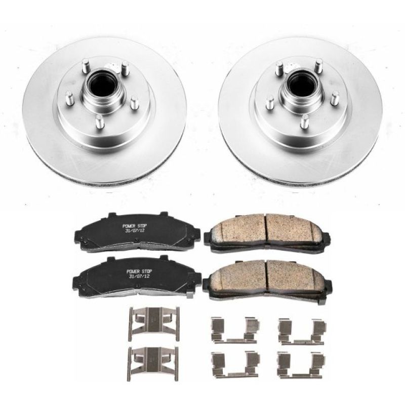 Power Stop 95-01 Ford Explorer Front Z17 Evolution Geomet Coated Brake Kit Power Stop 95-01 Ford Explorer Front Z17 Evolution Geomet Coated Brake Kit
