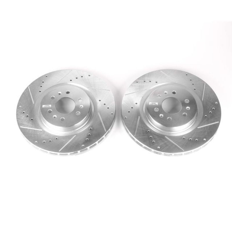 Power Stop 04-07 Cadillac CTS Front Evolution Drilled & Slotted Rotors - Pair Power Stop 04-07 Cadillac CTS Front Evolution Drilled & Slotted Rotors - Pair