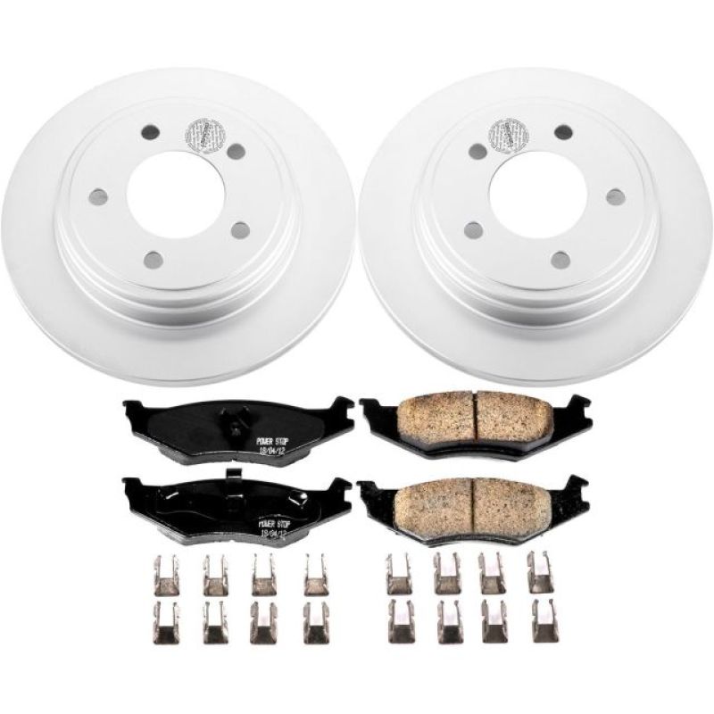Power Stop 93-94 Chrysler Concorde Rear Z17 Evolution Geomet Coated Brake Kit Power Stop 93-94 Chrysler Concorde Rear Z17 Evolution Geomet Coated Brake Kit