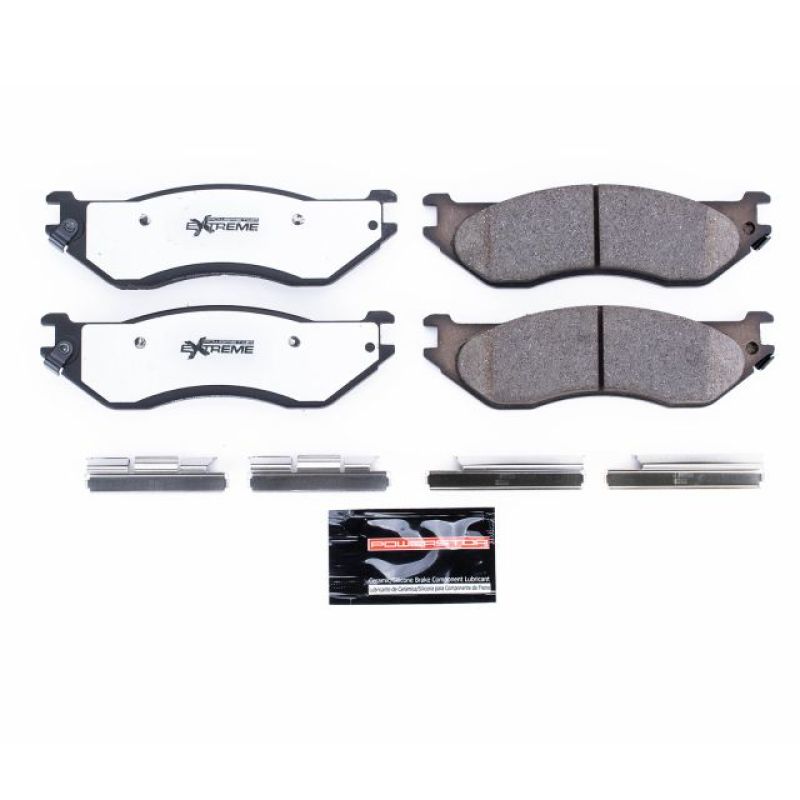Power Stop 04-06 Dodge Durango Front Z36 Truck & Tow Brake Pads w/Hardware Power Stop 04-06 Dodge Durango Front Z36 Truck & Tow Brake Pads w/Hardware