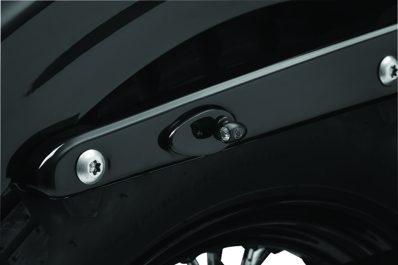 Kuryakyn Fender Strut Cover Plates Gloss Black Kuryakyn Fender Strut Cover Plates Gloss Black