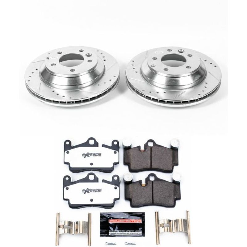 Power Stop 07-15 Audi Q7 Rear Z26 Street Warrior Brake Kit Power Stop 07-15 Audi Q7 Rear Z26 Street Warrior Brake Kit