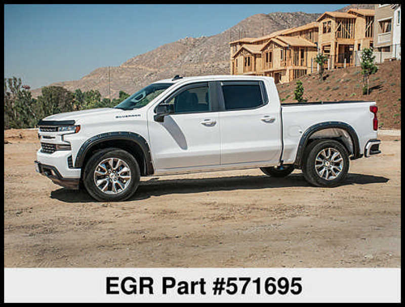 EGR 2019 Chevy 1500 Crew Cab In-Channel Window Visors - Matte EGR 2019 Chevy 1500 Crew Cab In-Channel Window Visors - Matte