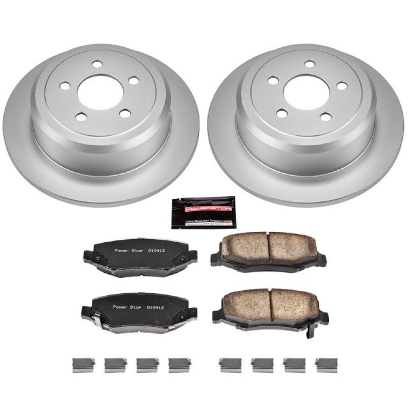 Power Stop 07-11 Dodge Nitro Rear Z17 Evolution Geomet Coated Brake Kit Power Stop 07-11 Dodge Nitro Rear Z17 Evolution Geomet Coated Brake Kit