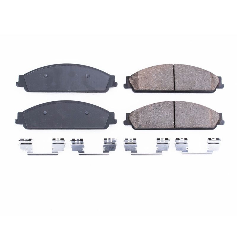 Power Stop 05-07 Ford Five Hundred Front Z17 Evo Ceramic Brake Pad w/Hardware Power Stop 05-07 Ford Five Hundred Front Z17 Evo Ceramic Brake Pad w/Hardware