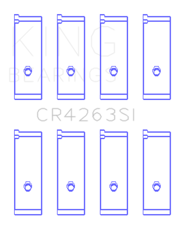 King Engine Bearings Toyota 1Zz-Fe 1.4L/1.6L (Size +1.0mm) Connecting Rod Bearing Set King Engine Bearings Toyota 1Zz-Fe 1.4L/1.6L (Size +1.0mm) Connecting Rod Bearing Set
