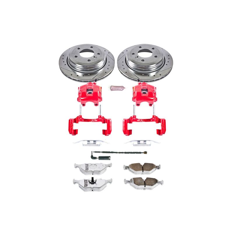 Power Stop 01-05 BMW 325xi Rear Z26 Street Warrior Brake Kit w/Calipers Power Stop 01-05 BMW 325xi Rear Z26 Street Warrior Brake Kit w/Calipers