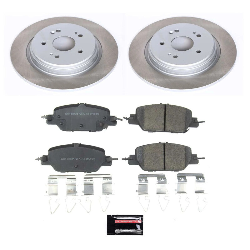 Power Stop 17-23 Honda CR-V Rear Semi-Coated Rotor Kit Power Stop 17-23 Honda CR-V Rear Semi-Coated Rotor Kit
