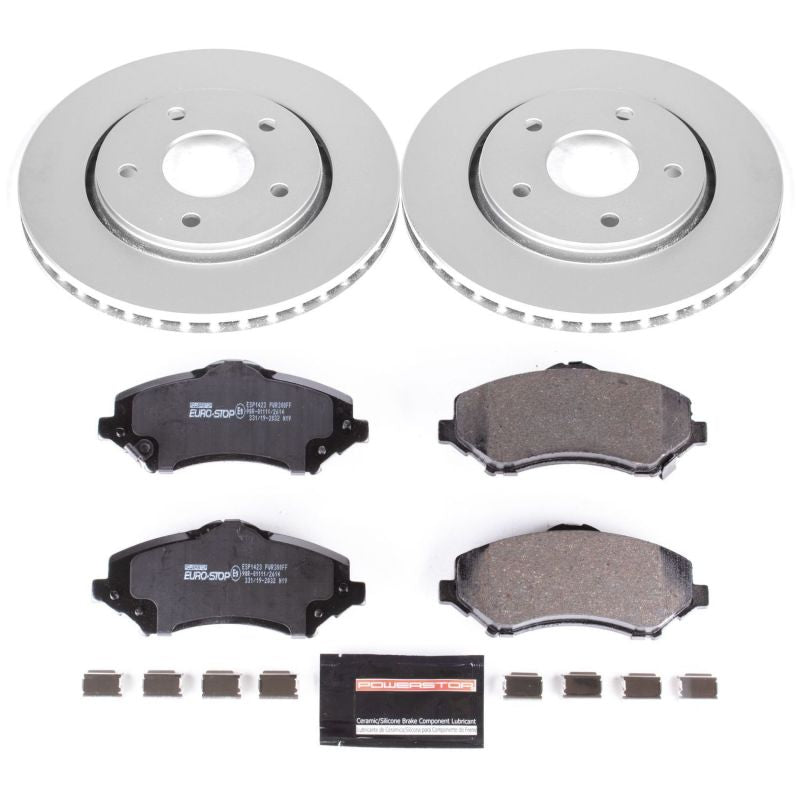 Power Stop 08-16 Chrysler Town & Country Front Euro-Stop Brake Kit Power Stop 08-16 Chrysler Town & Country Front Euro-Stop Brake Kit