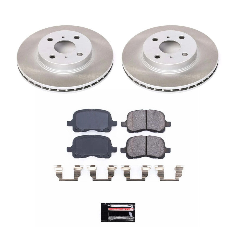 Power Stop 98-02 Toyota Corolla Front Semi-Coated Rotor Kit Power Stop 98-02 Toyota Corolla Front Semi-Coated Rotor Kit