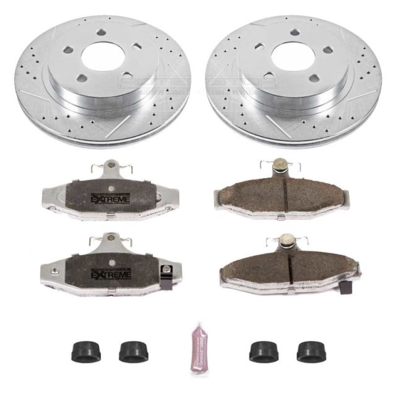 Power Stop 93-97 Chevrolet Camaro Rear Z26 Street Warrior Brake Kit Power Stop 93-97 Chevrolet Camaro Rear Z26 Street Warrior Brake Kit