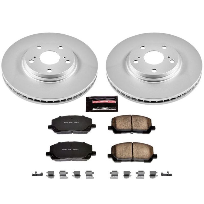 Power Stop 01-07 Toyota Highlander Front Z17 Evolution Geomet Coated Brake Kit Power Stop 01-07 Toyota Highlander Front Z17 Evolution Geomet Coated Brake Kit