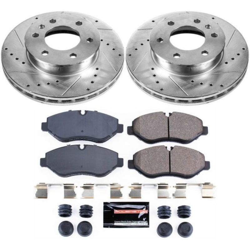 Power Stop 07-09 Dodge Sprinter 2500 Front Z23 Evolution Sport Brake Kit Power Stop 07-09 Dodge Sprinter 2500 Front Z23 Evolution Sport Brake Kit
