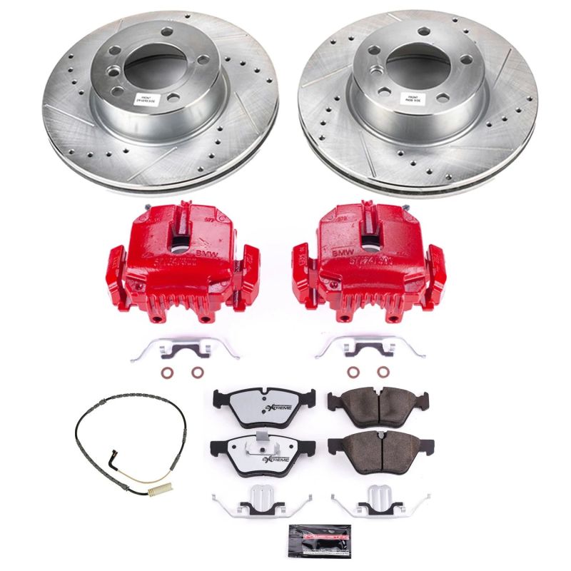 Power Stop 2006 BMW 325xi Front Z26 Street Warrior Brake Kit w/Calipers Power Stop 2006 BMW 325xi Front Z26 Street Warrior Brake Kit w/Calipers