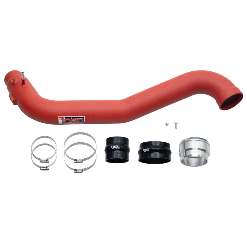 Injen 15-20 Ford F150 2.7L V6 (tt) Aluminum Intercooler Piping Kit - Wrinkle Red Injen 15-20 Ford F150 2.7L V6 (tt) Aluminum Intercooler Piping Kit - Wrinkle Red