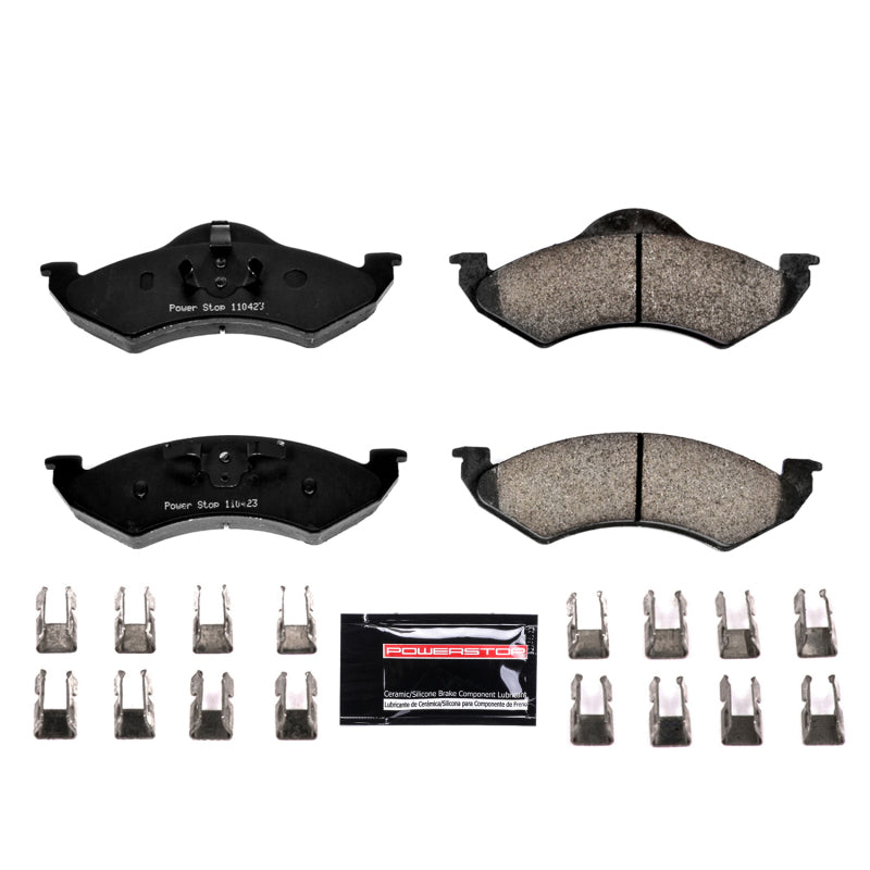 Power Stop 00-02 Dodge Dakota Front Z23 Evolution Sport Brake Pads w/Hardware Power Stop 00-02 Dodge Dakota Front Z23 Evolution Sport Brake Pads w/Hardware