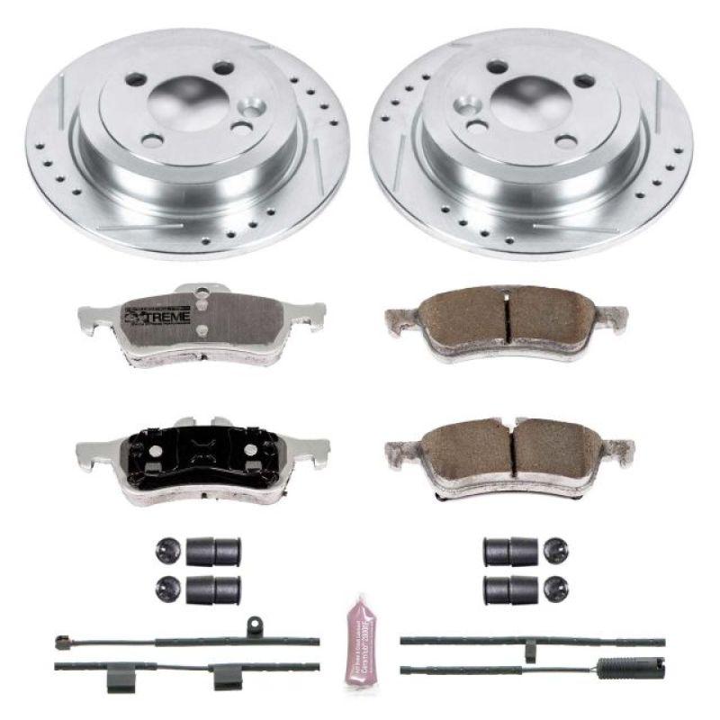 Power Stop 07-08 Mini Cooper Rear Z26 Street Warrior Brake Kit Power Stop 07-08 Mini Cooper Rear Z26 Street Warrior Brake Kit