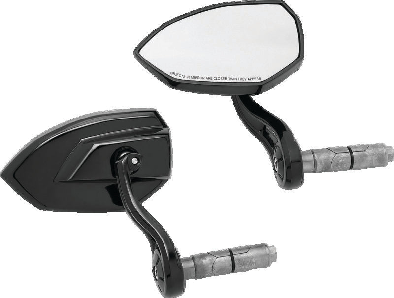 Kuryakyn Phantom Bar End Mirror Gloss Black Kuryakyn Phantom Bar End Mirror Gloss Black