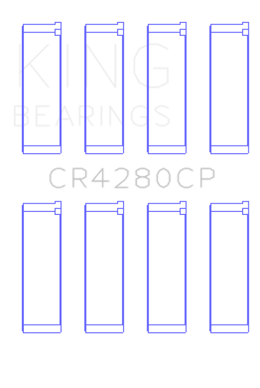 King Engine Bearings Subaru Ej20/Ej22/Ej25 (Incl. Turbo) (Size +0.25mm) Connecting Rod Bearing Set King Engine Bearings Subaru Ej20/Ej22/Ej25 (Incl. Turbo) (Size +0.25mm) Connecting Rod Bearing Set