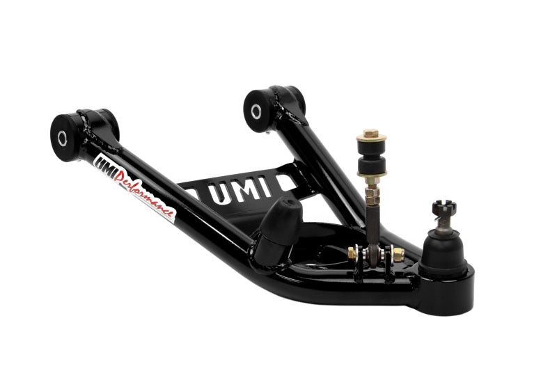 UMI Performance 64-72 GM A-Body Tubular Upper & Lower Front A-Arm Kit - Black UMI Performance 64-72 GM A-Body Tubular Upper & Lower Front A-Arm Kit - Black