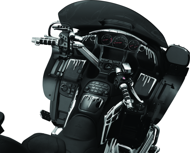 Kuryakyn ISO Grips For GL1800 With Heated Grips Chrome Kuryakyn ISO Grips For GL1800 With Heated Grips Chrome
