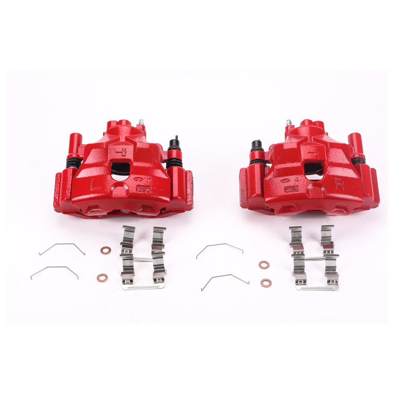 Power Stop 03-05 Mazda 6 Front Red Calipers w/Brackets - Pair Power Stop 03-05 Mazda 6 Front Red Calipers w/Brackets - Pair