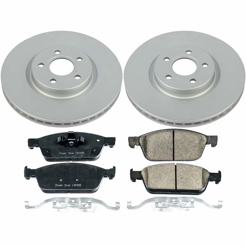 Power Stop 18-19 Ford Transit Connect Front Z17 Evolution Geomet Coated Brake Kit Power Stop 18-19 Ford Transit Connect Front Z17 Evolution Geomet Coated Brake Kit