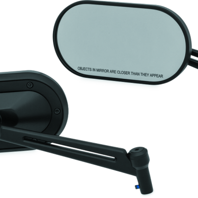 Kuryakyn Heavy Industry Mirrors Black