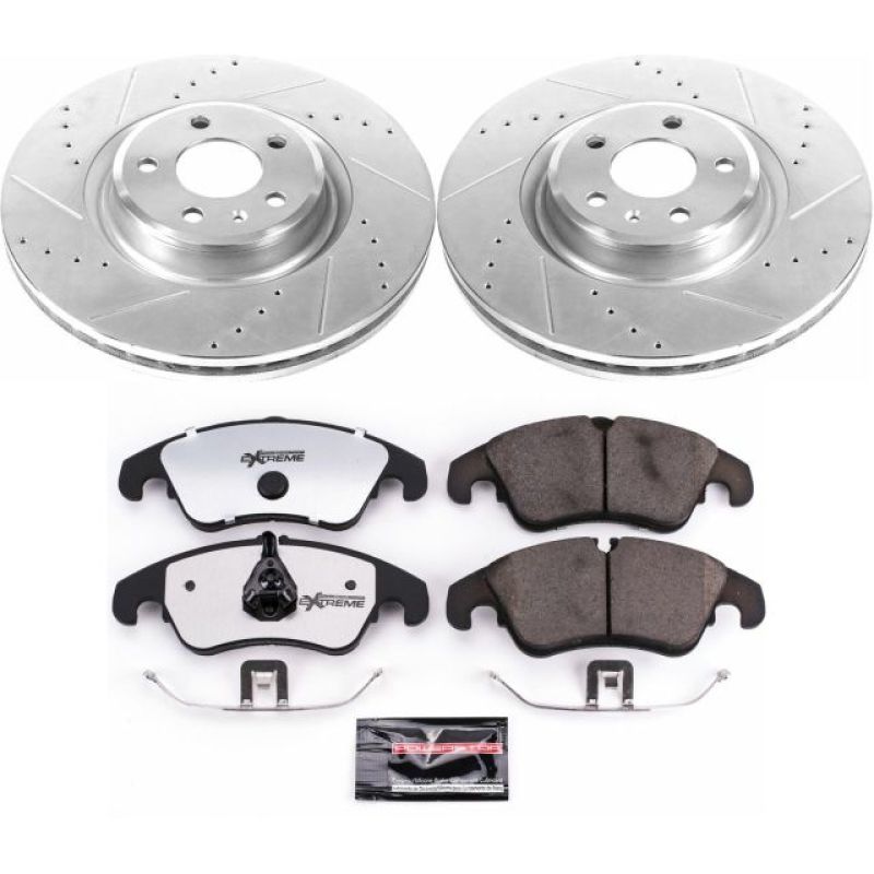 Power Stop 14-18 Audi A6 Front Z26 Street Warrior Brake Kit Power Stop 14-18 Audi A6 Front Z26 Street Warrior Brake Kit