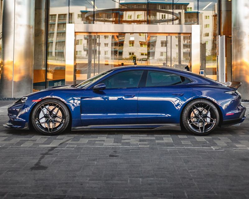 VR Aero Porsche Taycan Chrome Delete Vinyl Kit Gloss Black VR Aero Porsche Taycan Chrome Delete Vinyl Kit Gloss Black