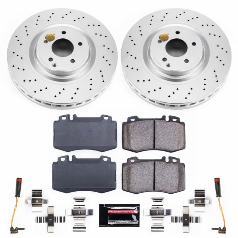 Power Stop 02-04 Mercedes-Benz C32 AMG Front Z23 Evolution Sport Coated Brake Kit Power Stop 02-04 Mercedes-Benz C32 AMG Front Z23 Evolution Sport Coated Brake Kit