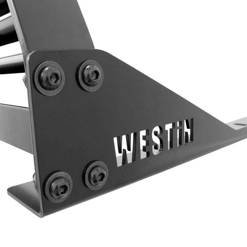 Westin 1999-2018 Chevrolet/Ford/GMC/Toyota Silverado/Sierra 1500/2500/3500 HD Headache Rack - Black Westin 1999-2018 Chevrolet/Ford/GMC/Toyota Silverado/Sierra 1500/2500/3500 HD Headache Rack - Black