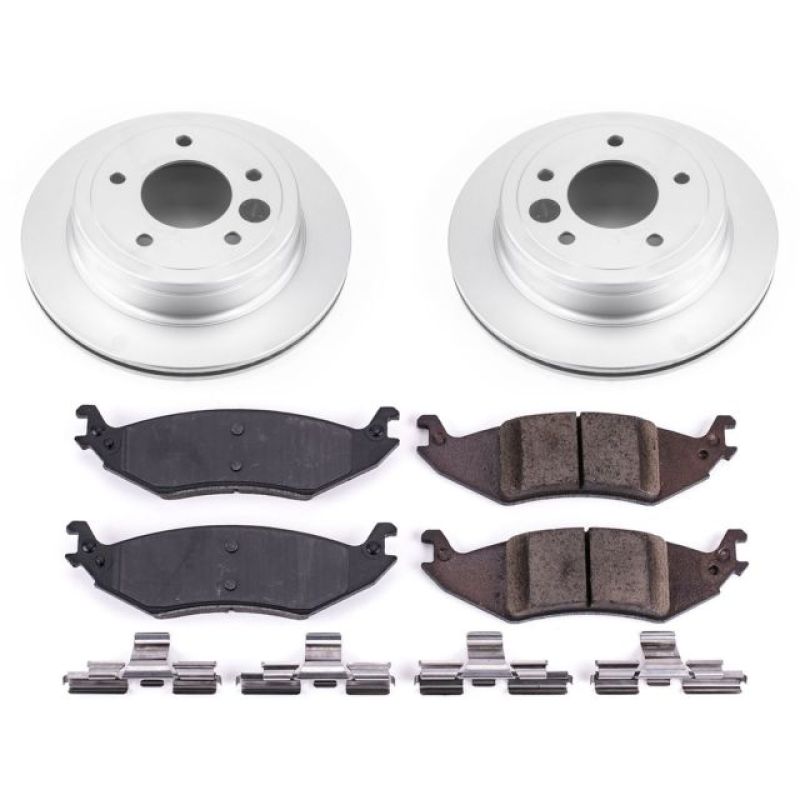 Power Stop 04-06 Ford E-150 Rear Z17 Evolution Geomet Coated Brake Kit Power Stop 04-06 Ford E-150 Rear Z17 Evolution Geomet Coated Brake Kit