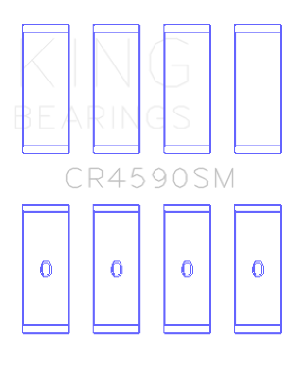 King Engine Bearings Audi Amb/Aum/Alt/Awa/Blr (Size +0.75mm) Connecting Rod Bearing Set King Engine Bearings Audi Amb/Aum/Alt/Awa/Blr (Size +0.75mm) Connecting Rod Bearing Set