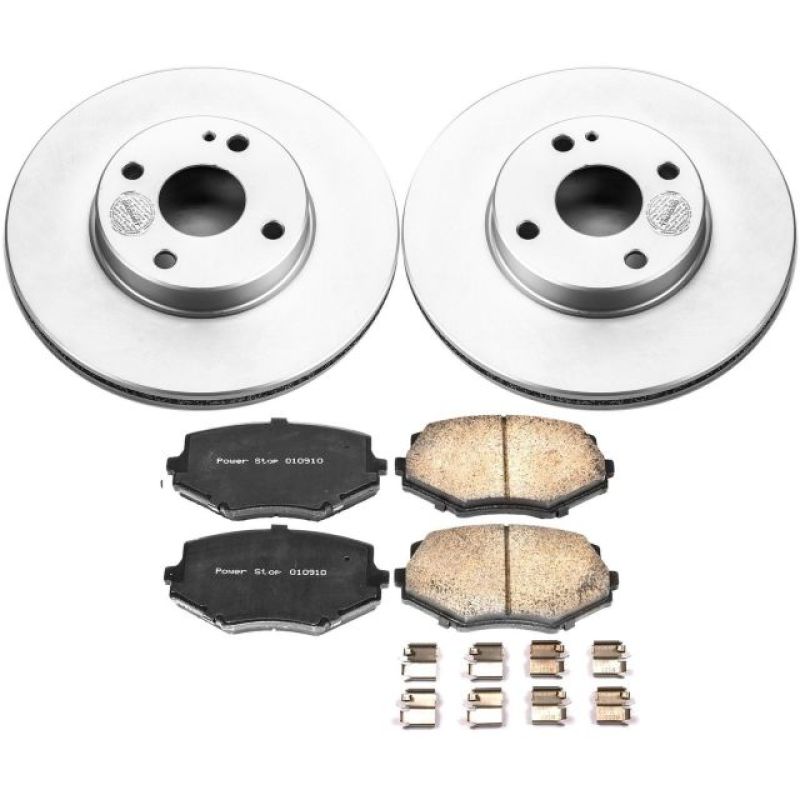 Power Stop 94-97 Mazda Miata Front Z17 Evolution Geomet Coated Brake Kit Power Stop 94-97 Mazda Miata Front Z17 Evolution Geomet Coated Brake Kit