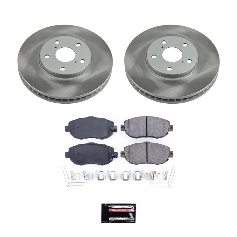 Power Stop 02-10 Lexus SC430 Front Semi-Coated Rotor Kit Power Stop 02-10 Lexus SC430 Front Semi-Coated Rotor Kit